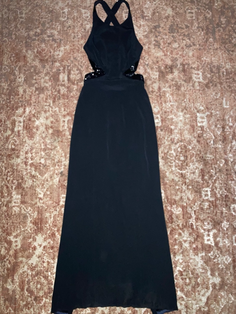 Black Beaded Gown